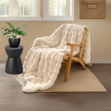 Faux Fur (Cream) - AllureAbode Décor