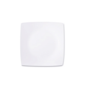 Premium Bone China Square Dinnerware set of 6 plates - Perfect for Entertaining - Modern Dining Essential and Chic Design - AllureAbode Décor