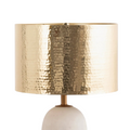 Modern Table Lamp with Metal Drum Shade – Stylish Lighting for Living Rooms & Bedrooms - AllureAbode Décor 