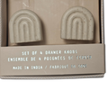 Boho Arch Terrazzo Ceramic Cabinet Knobs – Set of 4 - AllureAbode Décor 