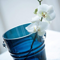 Cobalt Blue Bucket Vase - AllureAbode Décor 
