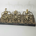 Gold Wire Rope Pumpkin Designer Accent by Christian Siriano - AllureAbode Décor 
