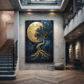 Lunar Tree of Life Wall Art - Custom Wall Art Gift, Made in USA - AllureAbode Décor 