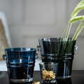 Cobalt Blue Bucket Vase - AllureAbode Décor 