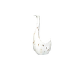 Medium White Wooden Swan – Country Chic Home Accent Figurine - AllureAbode Décor 