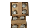 Art Deco Silver Crackled Sunburst Inspired Cabinet Knobs – Set of 4” - AllureAbode Décor 