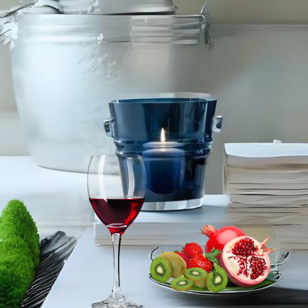 Cobalt Blue Bucket Vase - AllureAbode Décor 