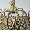 Gold Wire Rope Pumpkin Designer Accent by Christian Siriano - AllureAbode Décor 
