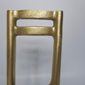 Celebrate Your Love for Music with This Golden Eighth Note Sculpture - AllureAbode Décor 