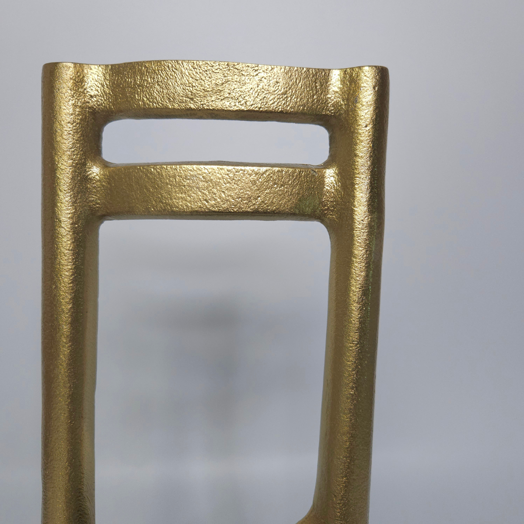 Celebrate Your Love for Music with This Golden Eighth Note Sculpture - AllureAbode Décor 
