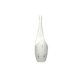 Medium White Wooden Swan – Country Chic Home Accent Figurine - AllureAbode Décor 