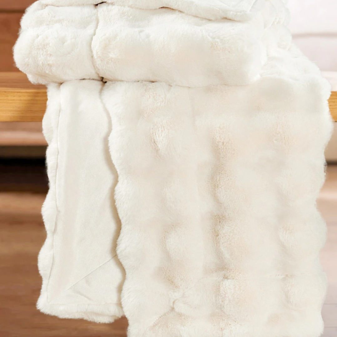 Faux Fur (Cream) - AllureAbode Décor 