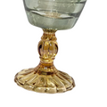 Large Green and Amber Vase - AllureAbode Décor 