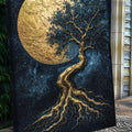 Lunar Tree of Life Wall Art - Custom Wall Art Gift, Made in USA - AllureAbode Décor 