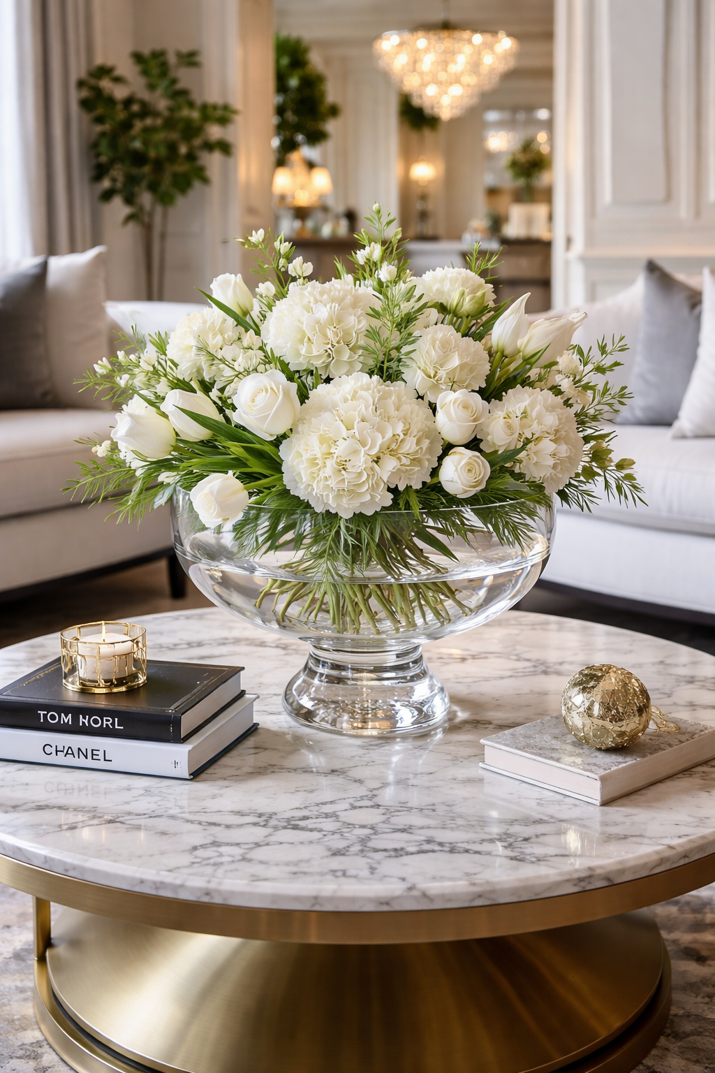 Elegant Vintage-Inspired Juliet Pedestal Crystal Serving Bowl – Timeless Luxury for Your Home - AllureAbode Décor 