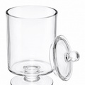Elegant Vintage Inspired Juliet Footed Crystal Footed Crystal Serving Bowl | 30.8
