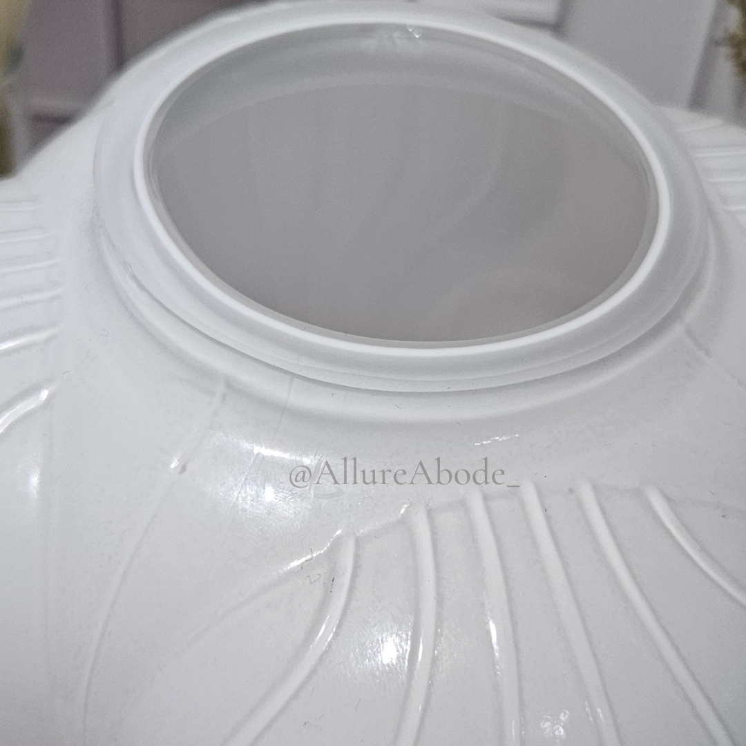 12” Miky White Balloon Vase - AllureAbode Décor 