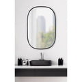 Modern Rectangular LED Mirror – Handmade Asymmetrical Wall Decor - AllureAbode Décor 