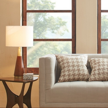 Mid Century Modern Gold Table Lamp – Stylish & Functional Lighting - AllureAbode Décor 